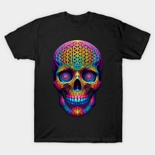 sacred geometry skull T-Shirt